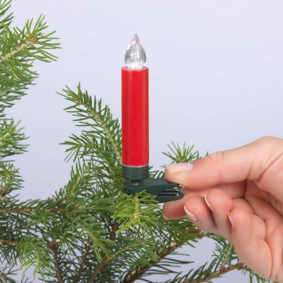Draadloze kerstverlichting in kaarsmodel 17 stuks