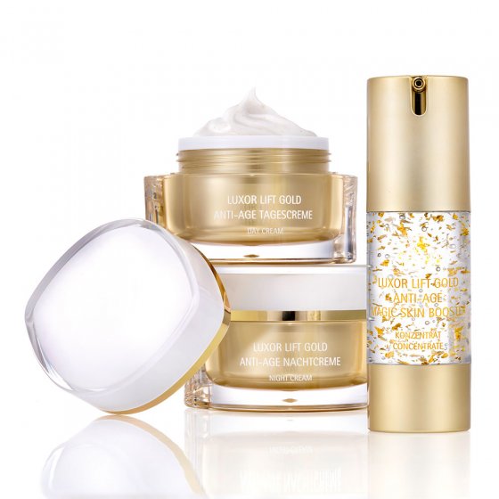 Ikos verzorgingslijn ’Luxor Gold’ 
