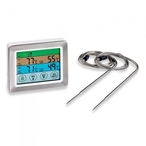 Braadthermometer met 2 sensoren 