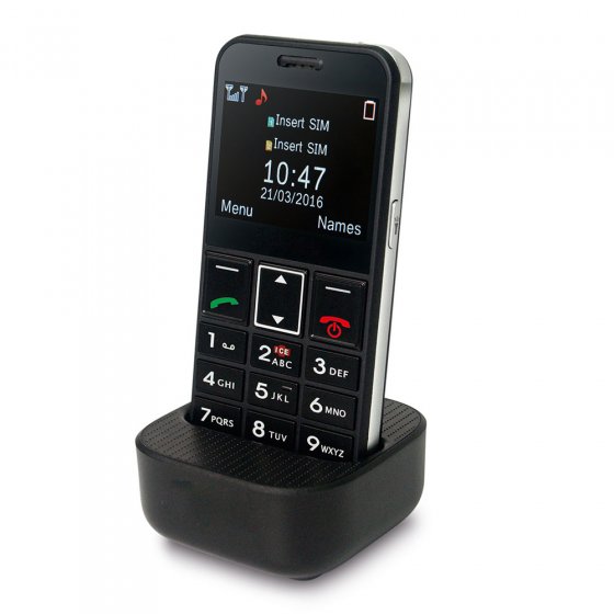 Compacte mobiele telefoon met grote toetsen