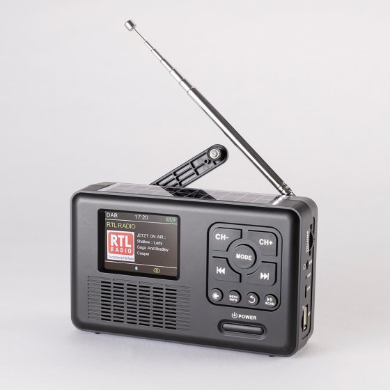 Multifunctionele DAB+-radio met kleurendisplay. 