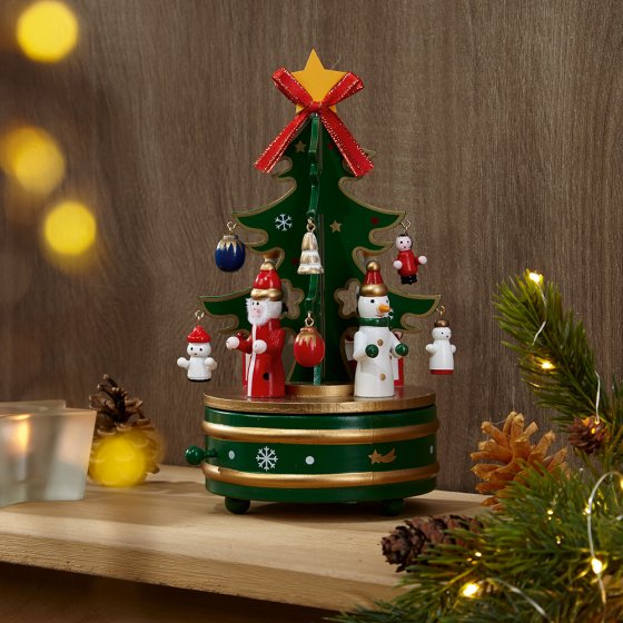 Kerstboom-muziekdoos 