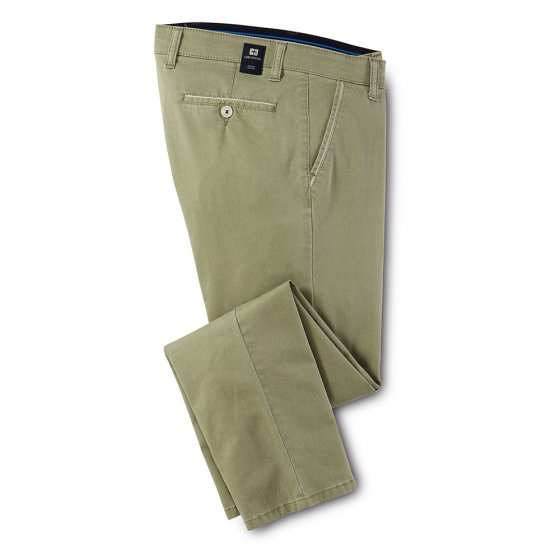 High-stretch-broek van katoen 