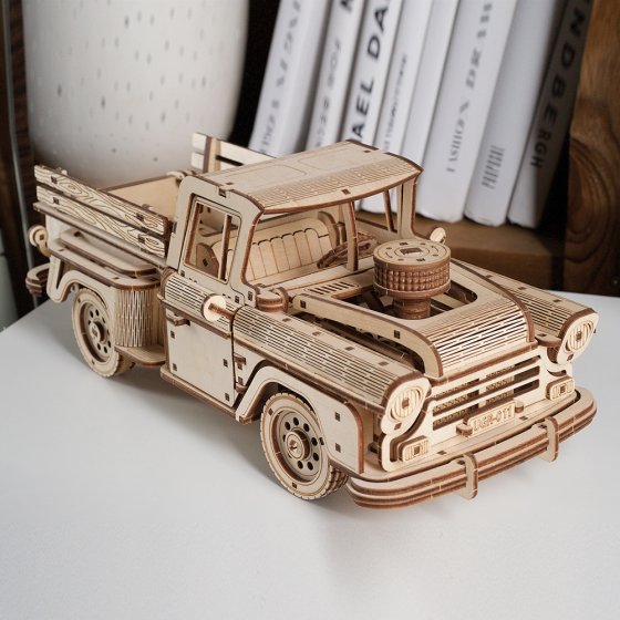 Houten model-pick-up 