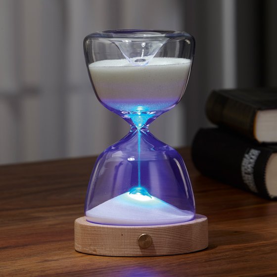 Lichtgevende zandloper 