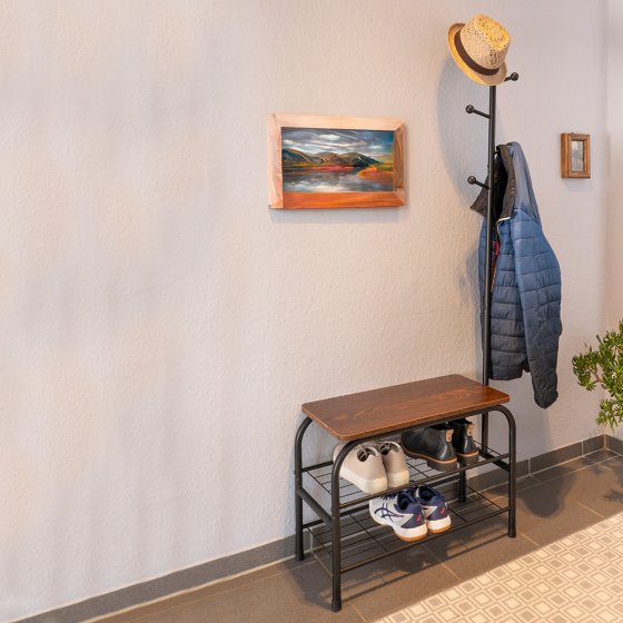 Zitbankcombinatie met garderobe 
