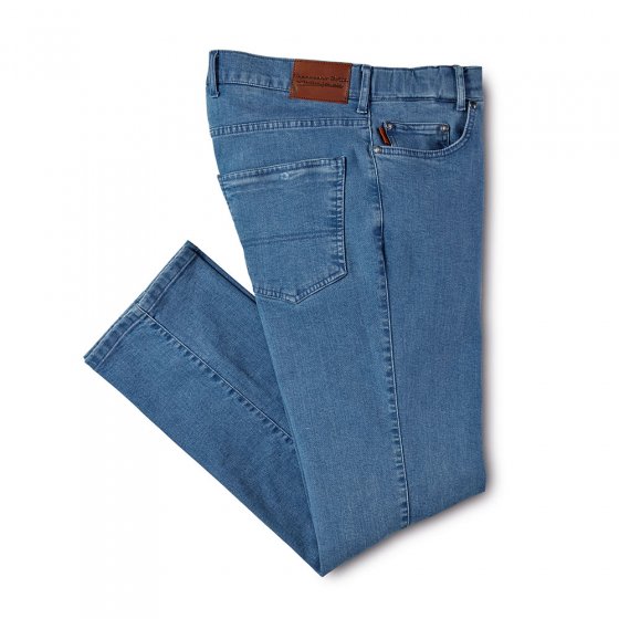 Comfortjeans met elastische tailleband 