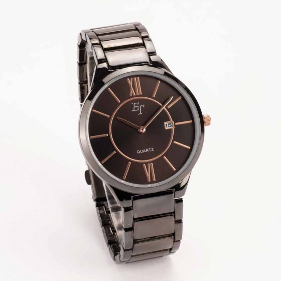 UW CADEAU: UITERST FIJN HERENHORLOGE ‘ONYX’ 