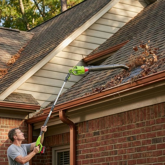 Draadloze telescopische bladblazer Draadloze telescopische bladblazer