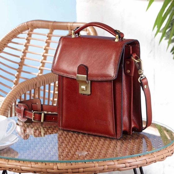Vintage tas van Italiaans leer 