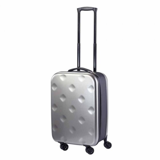 Ultraplatte rolkoffer Grijs