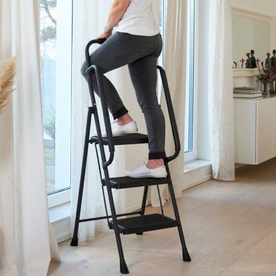 Veiligheidsladder met leuning 