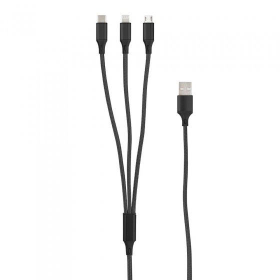 USB-oplaadkabel 3-in-1 