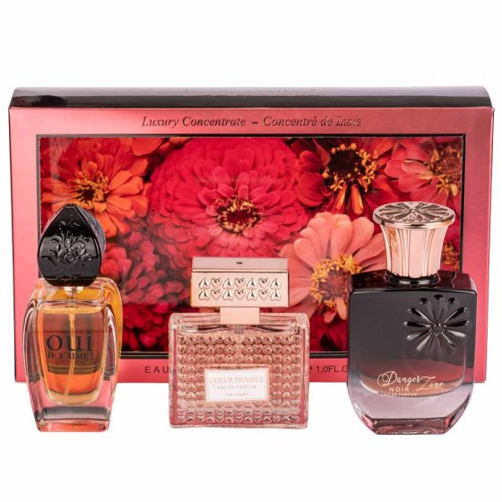 Eau de parfum Luxury in een set van 3 