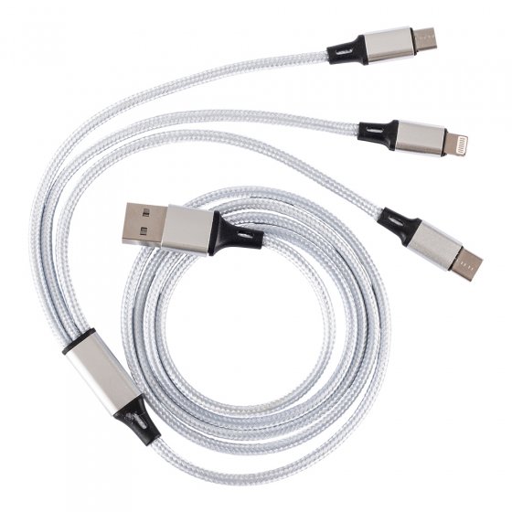 USB-oplaadkabel 3-in-1