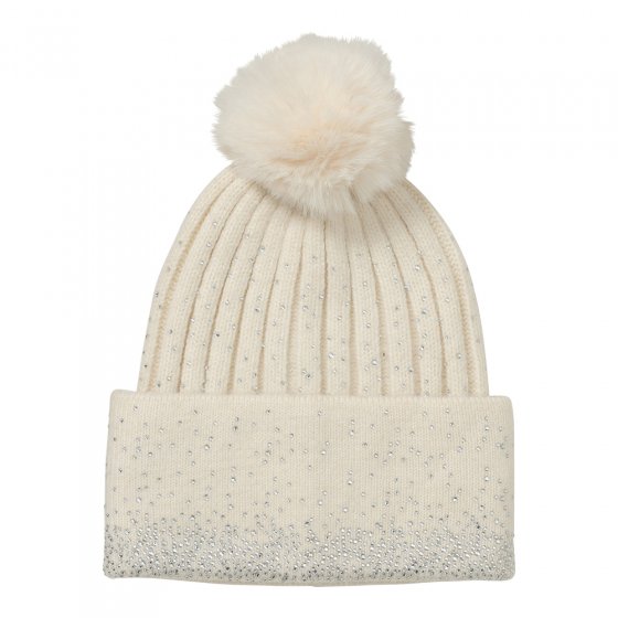 Gebreide muts met glitter