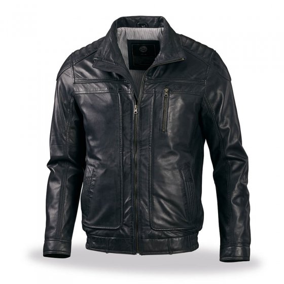 Sportieve leren blouson 