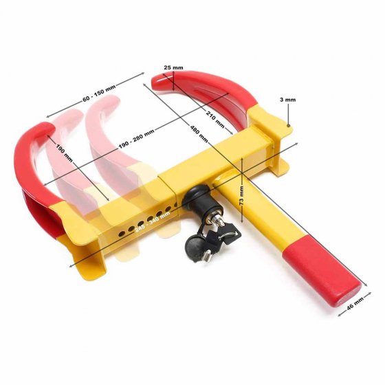 Verstelbare parkeerklem 