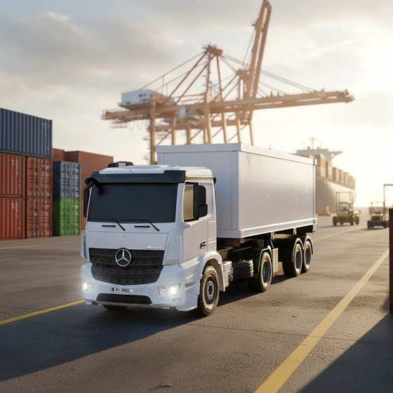 Radiografisch bestuurbare containertruck Mercedes Benz Arocs 