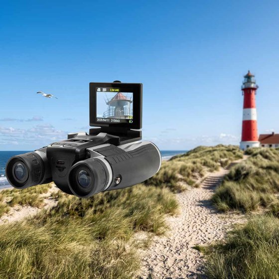 Camera-verrekijker met scherm 