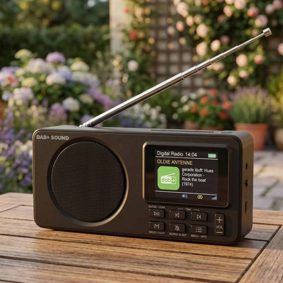 Moderne compacte DAB+-radio 