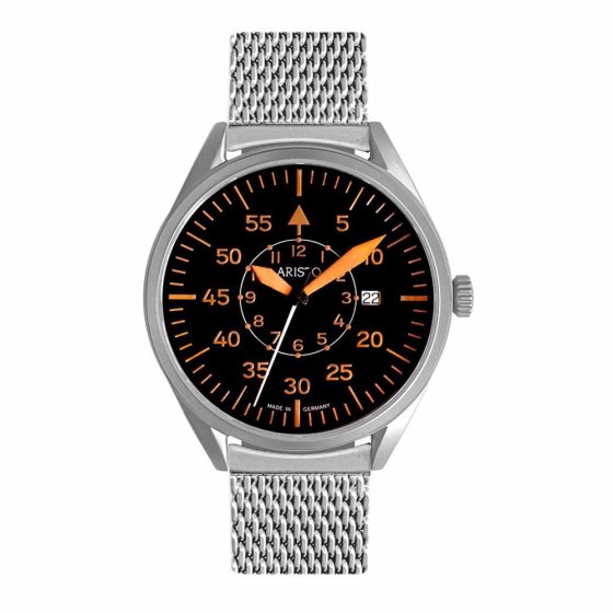 Pilotenhorloge met lichtgevend wijzerplaat 