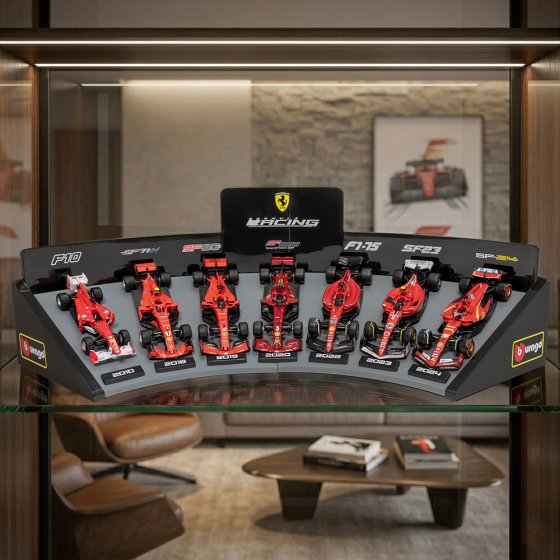Ferrari F1 set van 7 stuks  