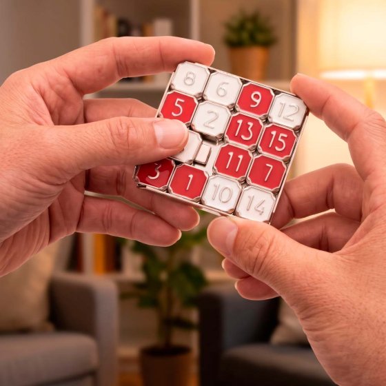 Puzzel met 15 stukjes 