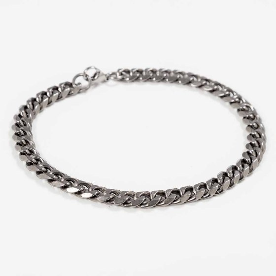 Titaan schakelarmband voor heren 