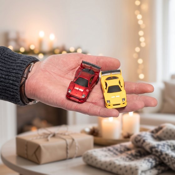Pocket Racer-set met 2 auto's 