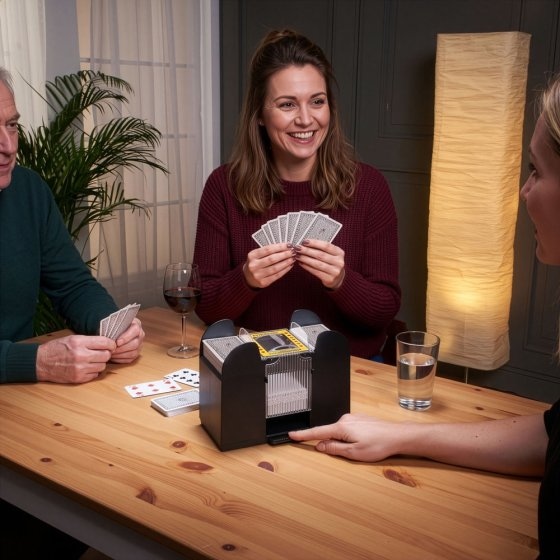 Elektrische kaartenschudder 