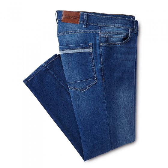 Jeans met contrasten 