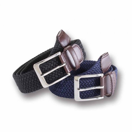 Elastische, gevlochten riem 