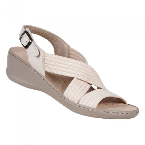 Aerosoft® stretch-sandaal 42 | Beige
