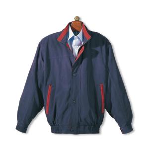 Blouson van microvezel in maritieme stijl 