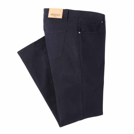 Katoenen stretchbroek 54 | Marine