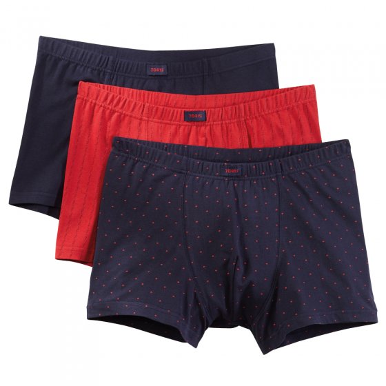 Katoenen retroshorts Pak van 3 