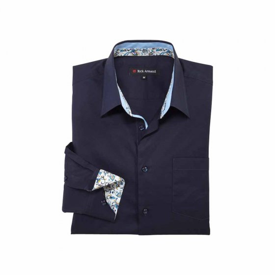 Milano-stretchoverhemd 3XL (47/48) | Marine