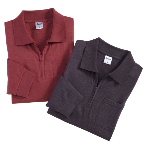 Shirt Longsleeve in dubbelpak 
