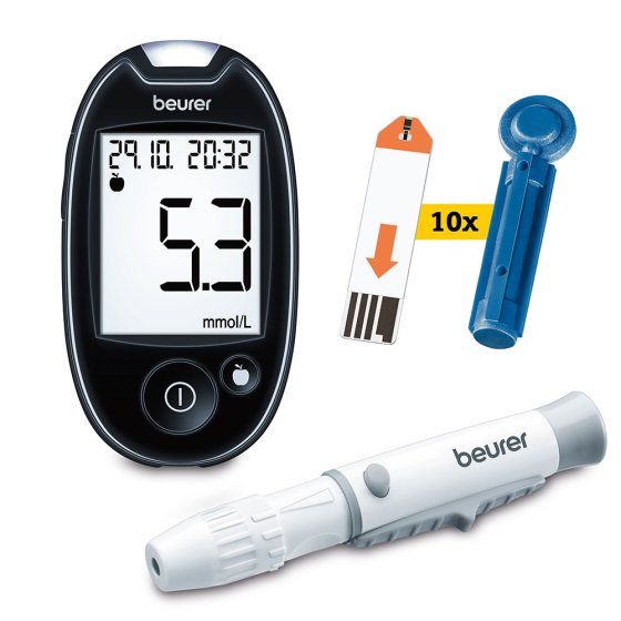 Bloedglucosemeter starterset, mmol/L 