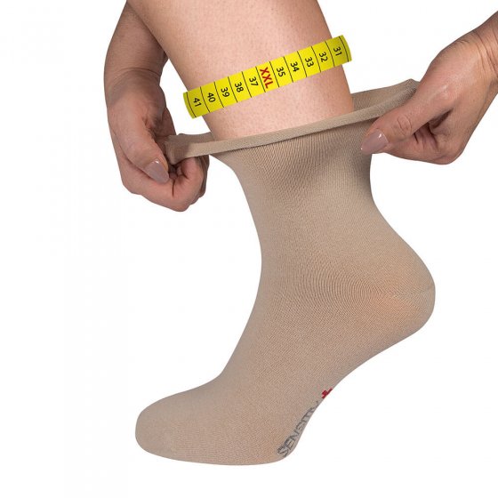 Katoenen sokken 35/38 | Beige