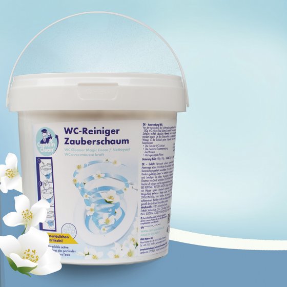 Toiletreiniger met krachtig schuim 