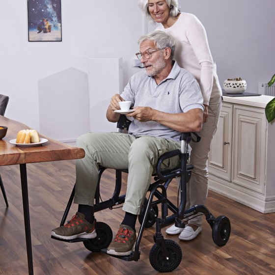 OZR 210 rollator/rolstoel 2-in-1 