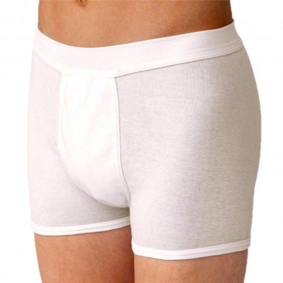 Incontinentieshorts voor mannen XXL | Wit