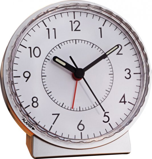 Wekker met alarmbel 