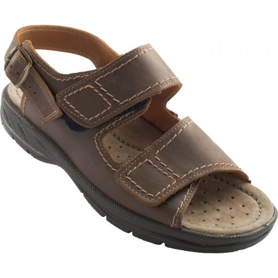 AirComfort leren sandaal,Bruin 47 | Bruin