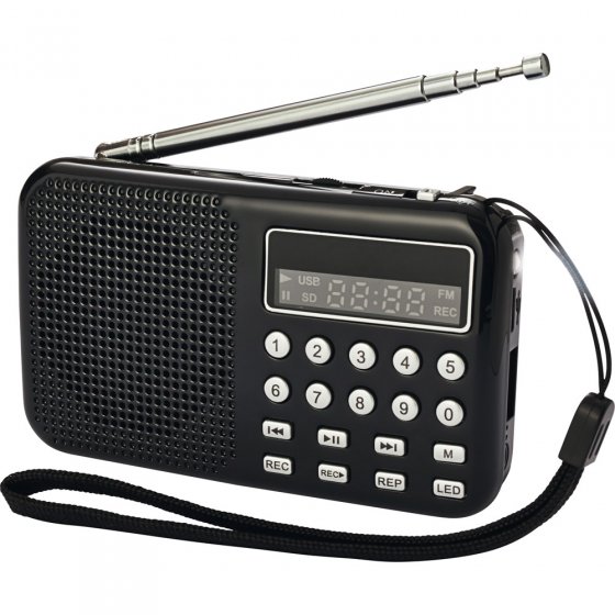 Miniradio met opnamefunctie 