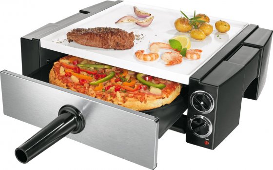 Compact grill 2 in1 