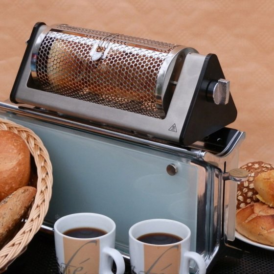 Roterende toaster opzet 