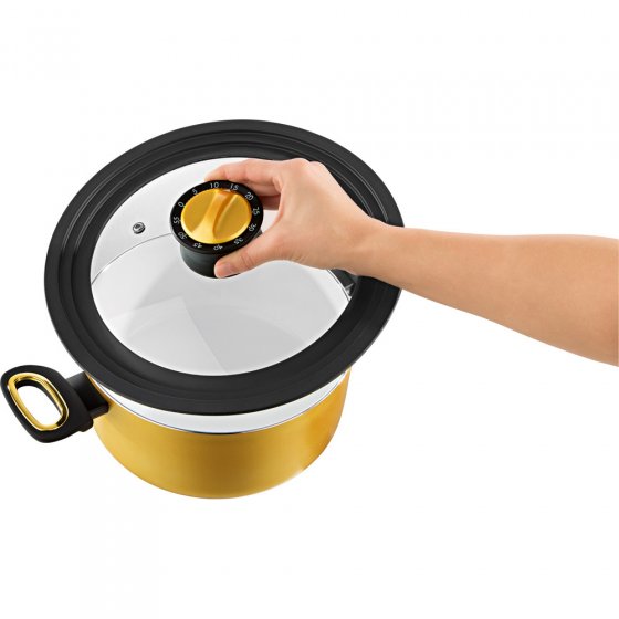 Pannendeksel met timer